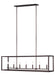 Generation Lighting Canada - Seven Light Island Pendant - Moffet Street - Bronze- Union Lighting Luminaires Decor