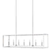 Generation Lighting Canada - Seven Light Island Pendant - Moffet Street - Brushed Nickel- Union Lighting Luminaires Decor