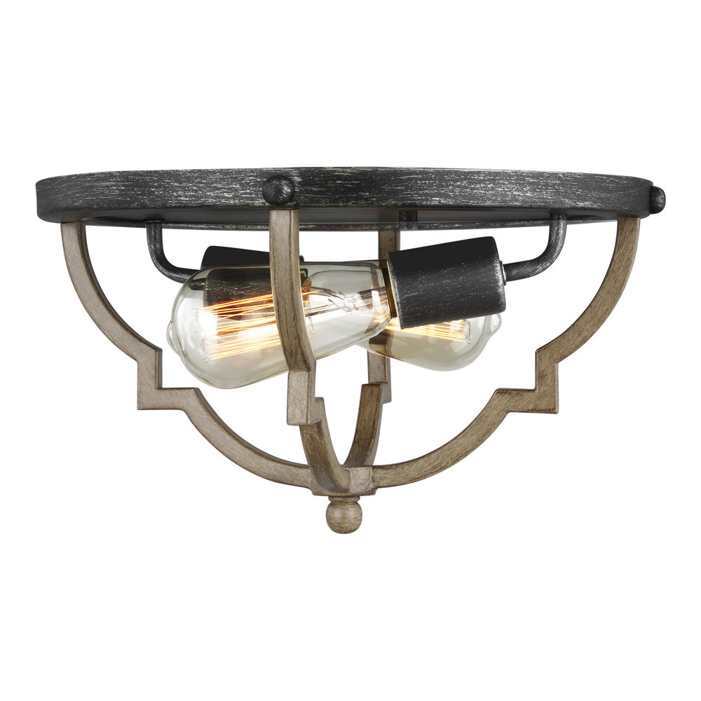 Generation Lighting Canada - Two Light Flush Mount - Socorro - Stardust- Union Lighting Luminaires Decor