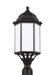 Generation Lighting Canada. - One Light Outdoor Post Lantern - Sevier - Antique Bronze- Union Lighting Luminaires Decor