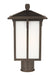 Generation Lighting Canada. - One Light Outdoor Post Lantern - Tomek - Antique Bronze- Union Lighting Luminaires Decor