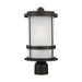 Generation Lighting Canada. - One Light Outdoor Post Lantern - Wilburn - Antique Bronze- Union Lighting Luminaires Decor