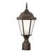 Generation Lighting Canada - One Light Outdoor Post Lantern - Bakersville - Antique Bronze- Union Lighting Luminaires Decor