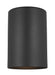 Visual Comfort Studio Canada - One Light Outdoor Wall Lantern - Outdoor Cylinders - Black- Union Lighting Luminaires Decor