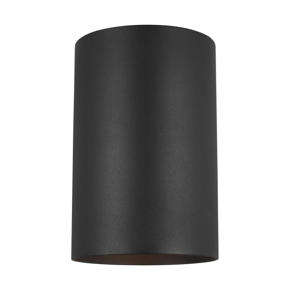 Visual Comfort Studio Canada - One Light Outdoor Wall Lantern - Outdoor Cylinders - Black- Union Lighting Luminaires Decor