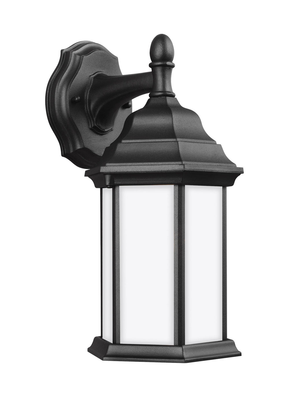 Generation Lighting Canada - One Light Outdoor Wall Lantern - Sevier - Black- Union Lighting Luminaires Decor