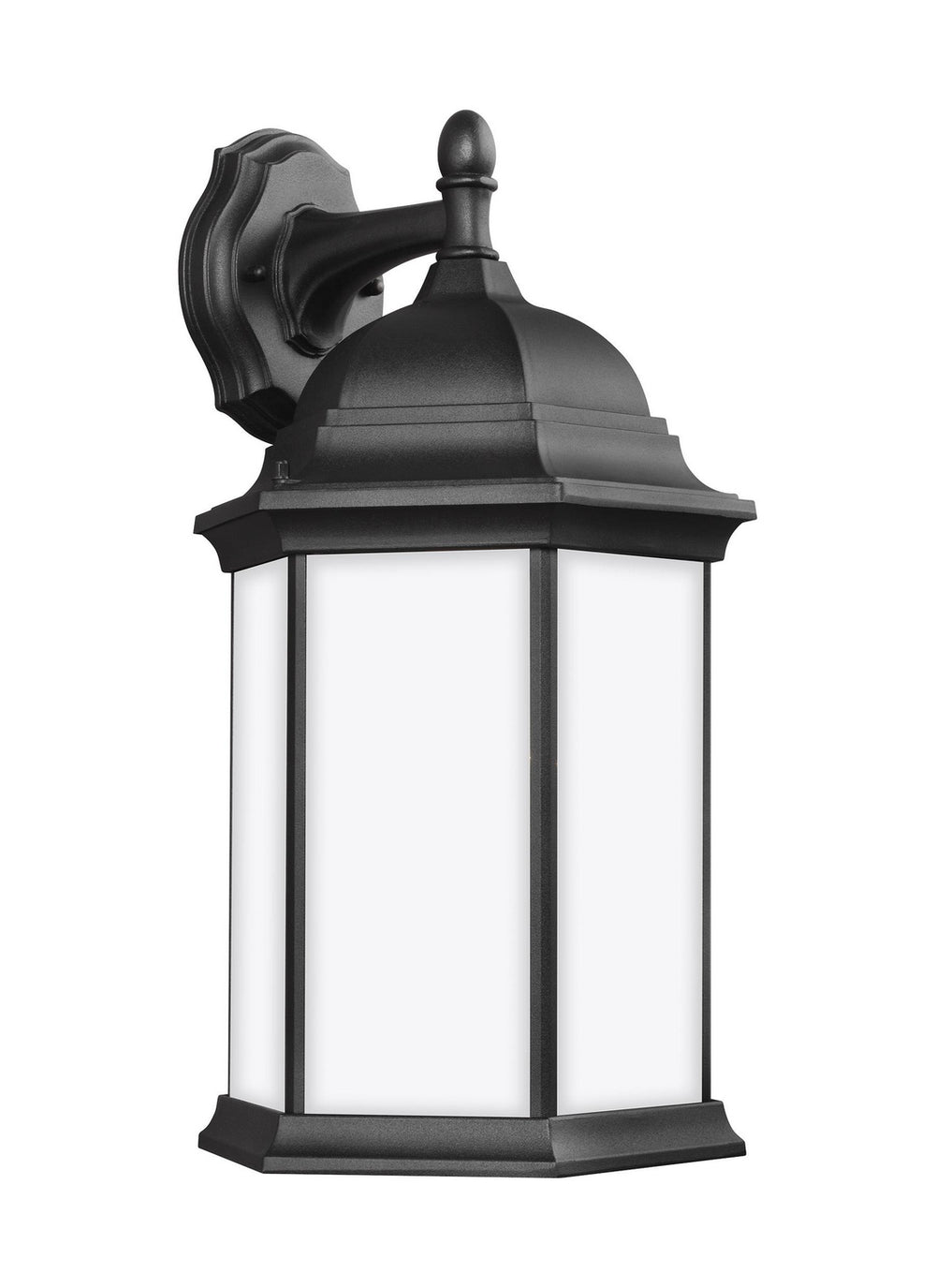 Generation Lighting Canada - One Light Outdoor Wall Lantern - Sevier - Black- Union Lighting Luminaires Decor