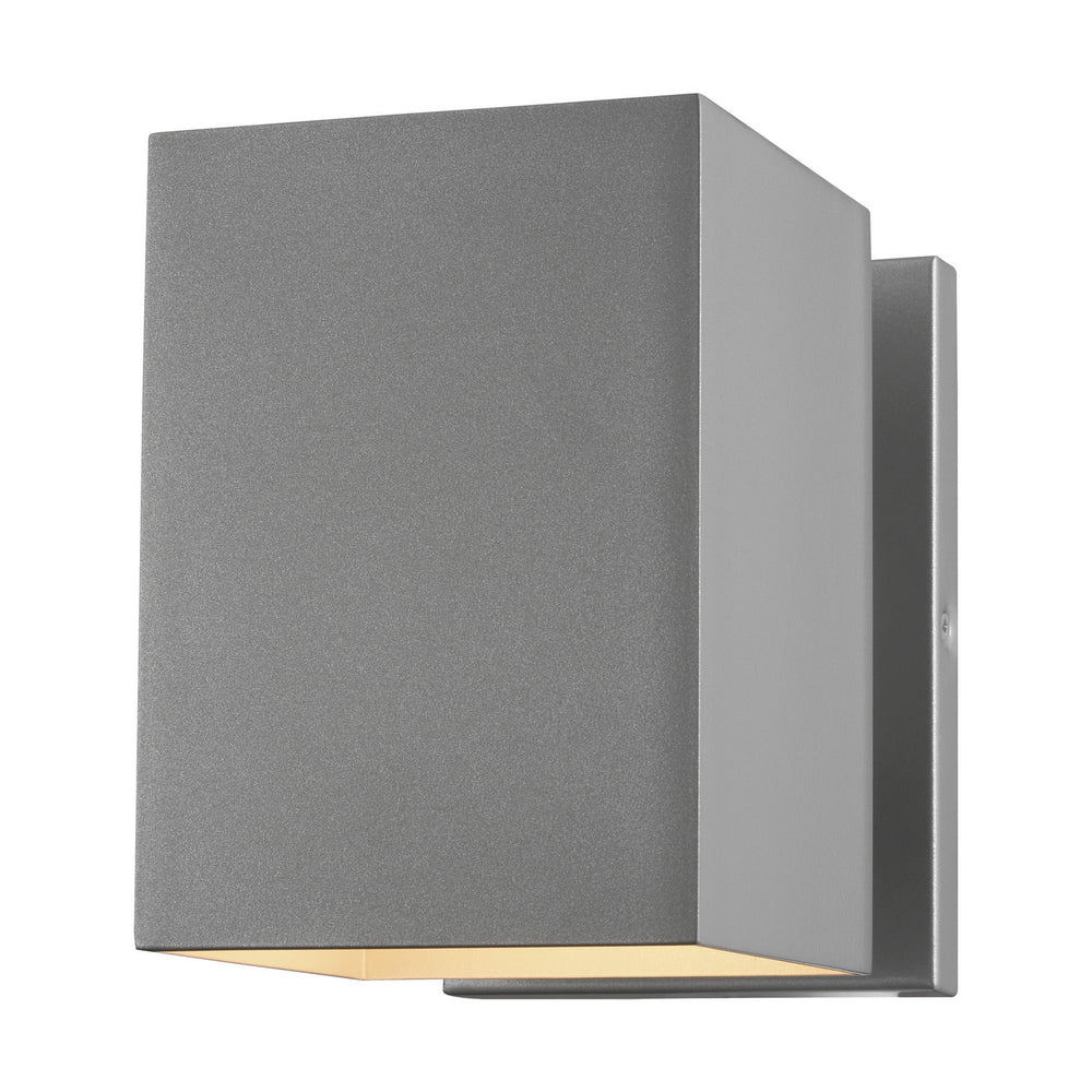 Visual Comfort Studio Canada - One Light Outdoor Wall Lantern - Pohl - Painted Brushed Nickel- Union Lighting Luminaires Decor