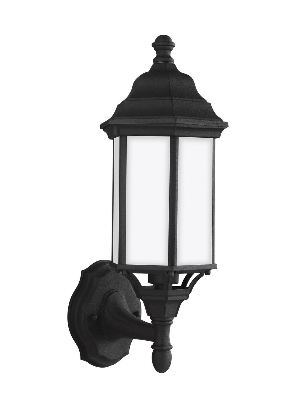 Generation Lighting Canada - One Light Outdoor Wall Lantern - Sevier - Black- Union Lighting Luminaires Decor
