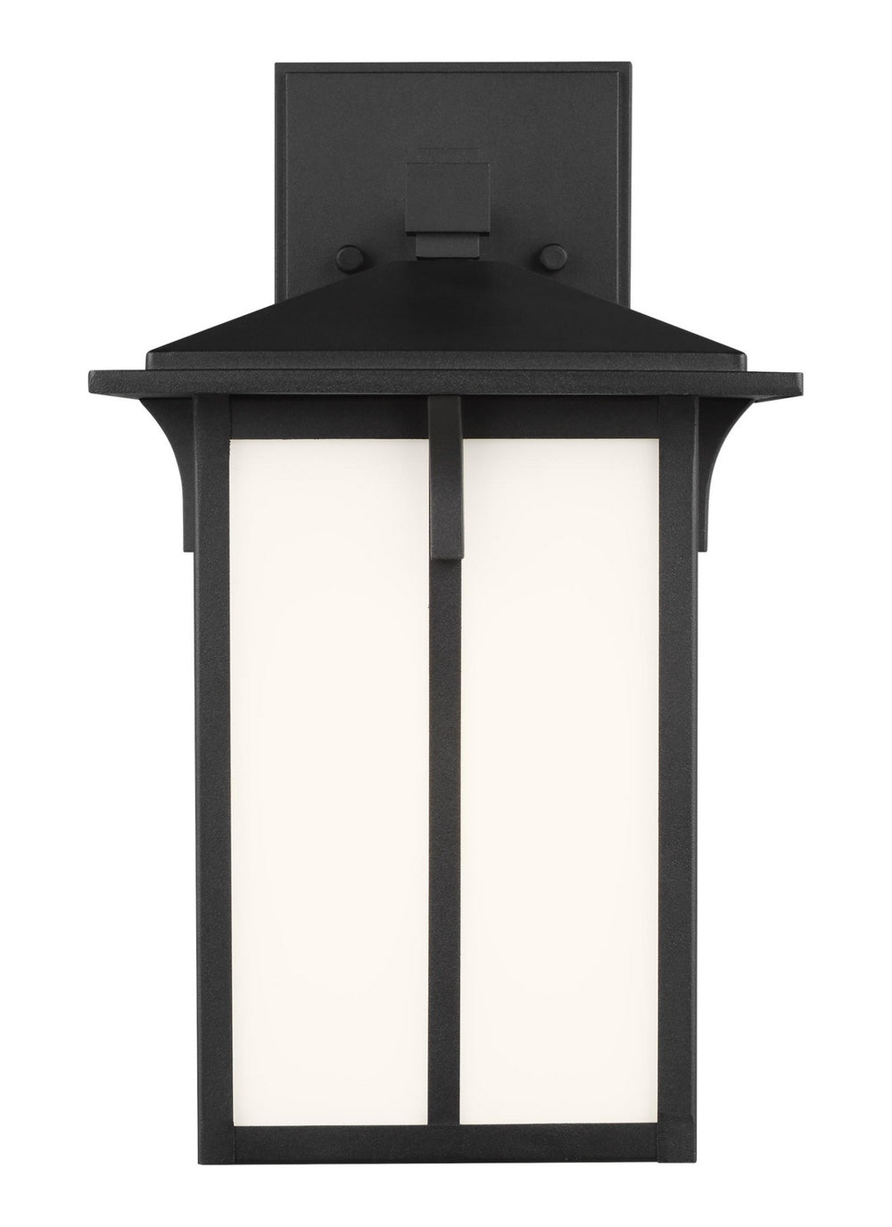 Generation Lighting Canada - One Light Outdoor Wall Lantern - Tomek - Black- Union Lighting Luminaires Decor