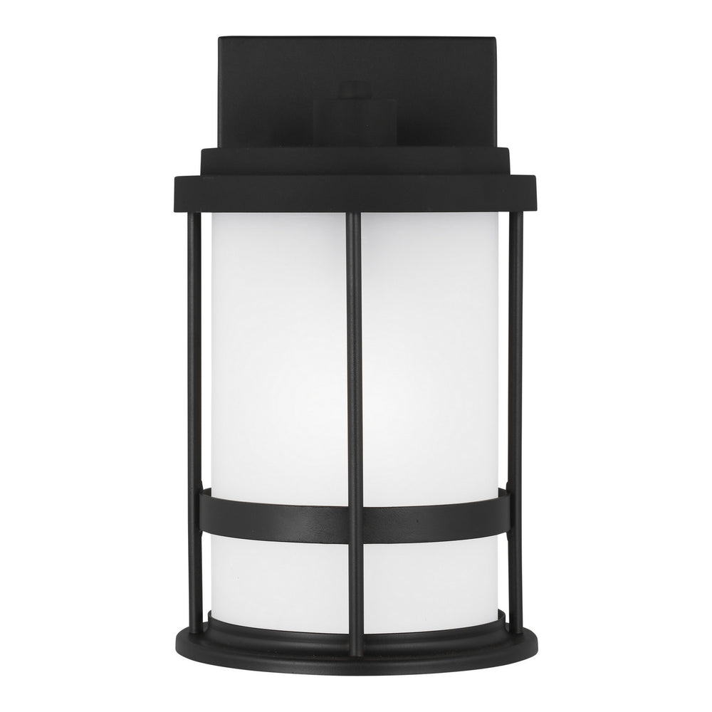 Generation Lighting Canada - One Light Outdoor Wall Lantern - Wilburn - Black- Union Lighting Luminaires Decor