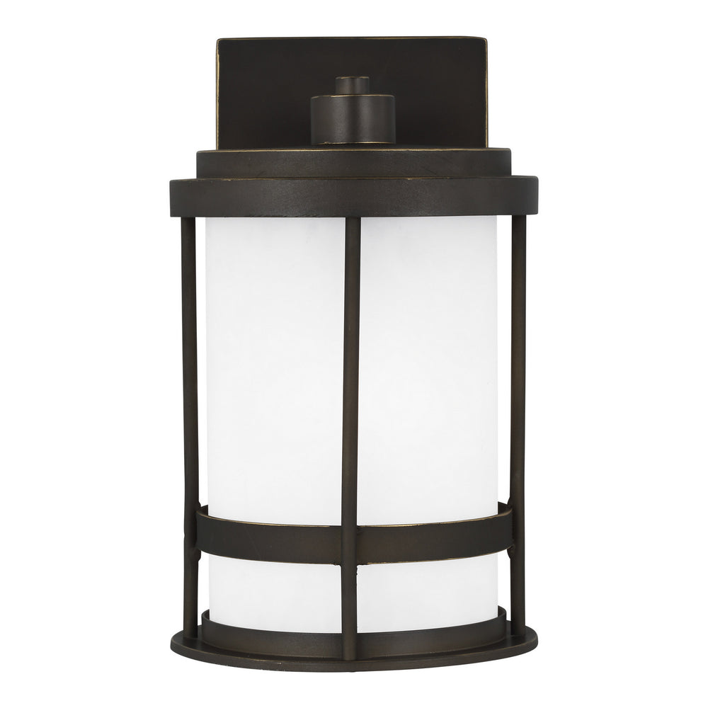 Generation Lighting Canada - One Light Outdoor Wall Lantern - Wilburn - Antique Bronze- Union Lighting Luminaires Decor