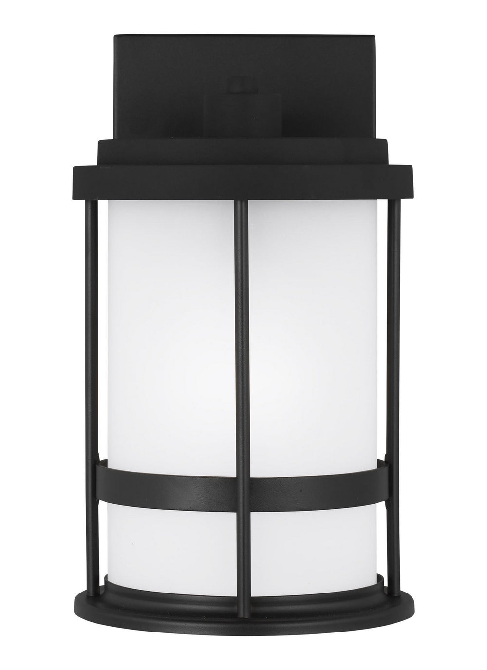 Generation Lighting Canada - One Light Outdoor Wall Lantern - Wilburn - Black- Union Lighting Luminaires Decor