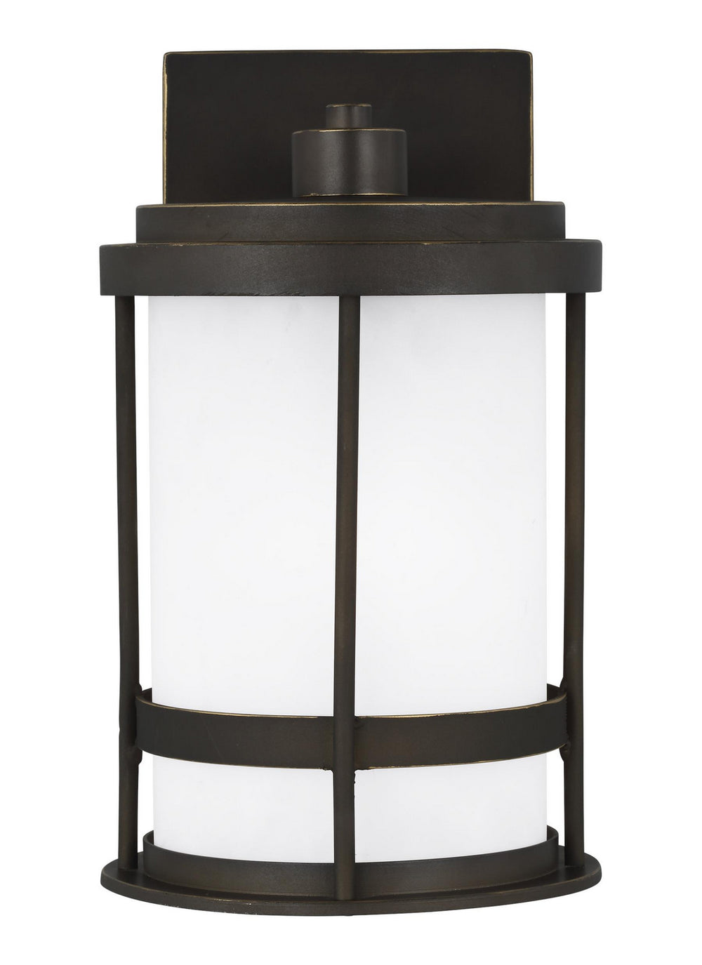 Generation Lighting Canada - One Light Outdoor Wall Lantern - Wilburn - Antique Bronze- Union Lighting Luminaires Decor