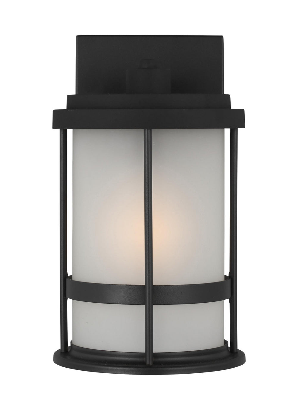 Generation Lighting Canada - One Light Outdoor Wall Lantern - Wilburn - Black- Union Lighting Luminaires Decor