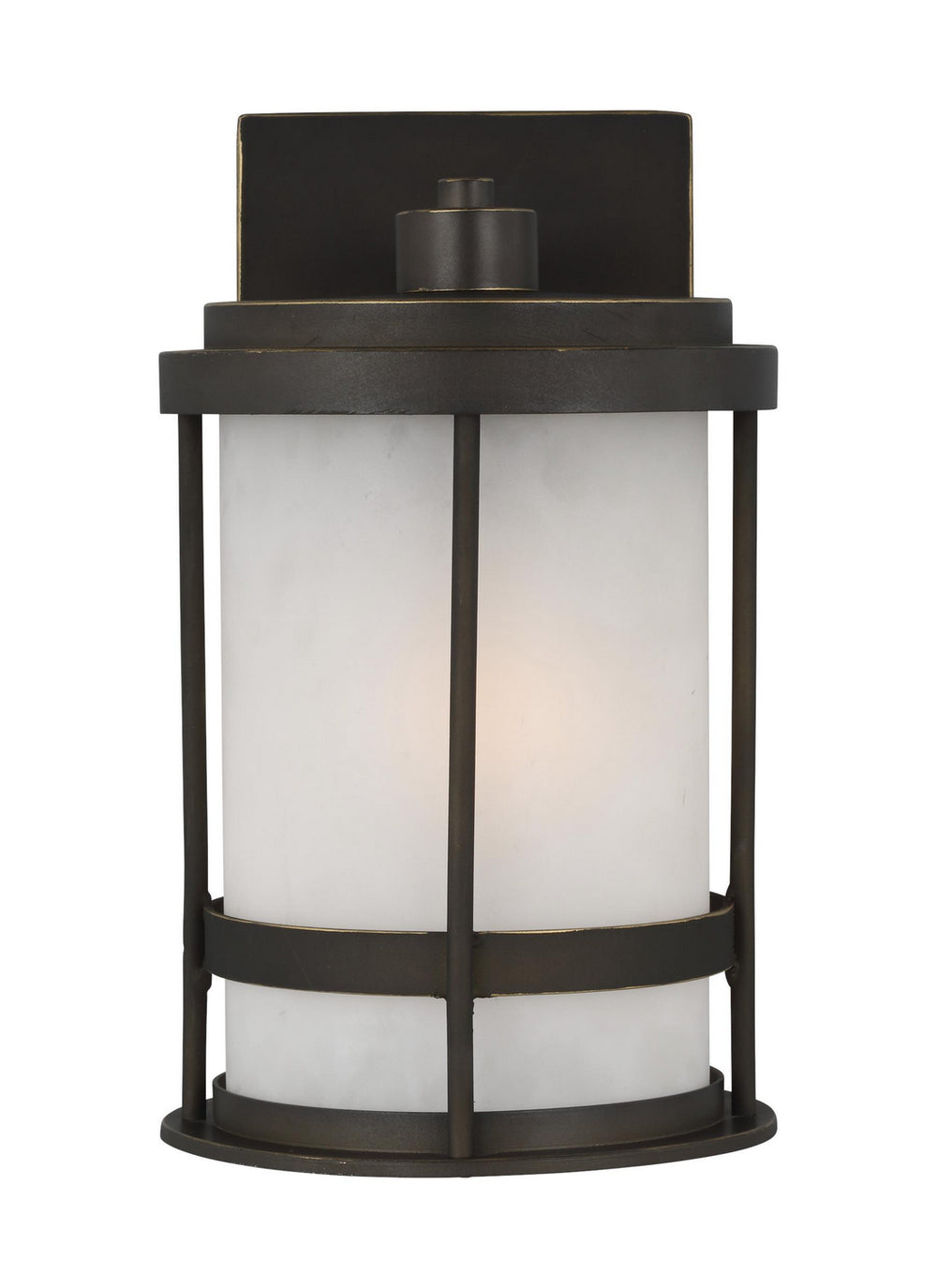 Generation Lighting Canada - One Light Outdoor Wall Lantern - Wilburn - Antique Bronze- Union Lighting Luminaires Decor