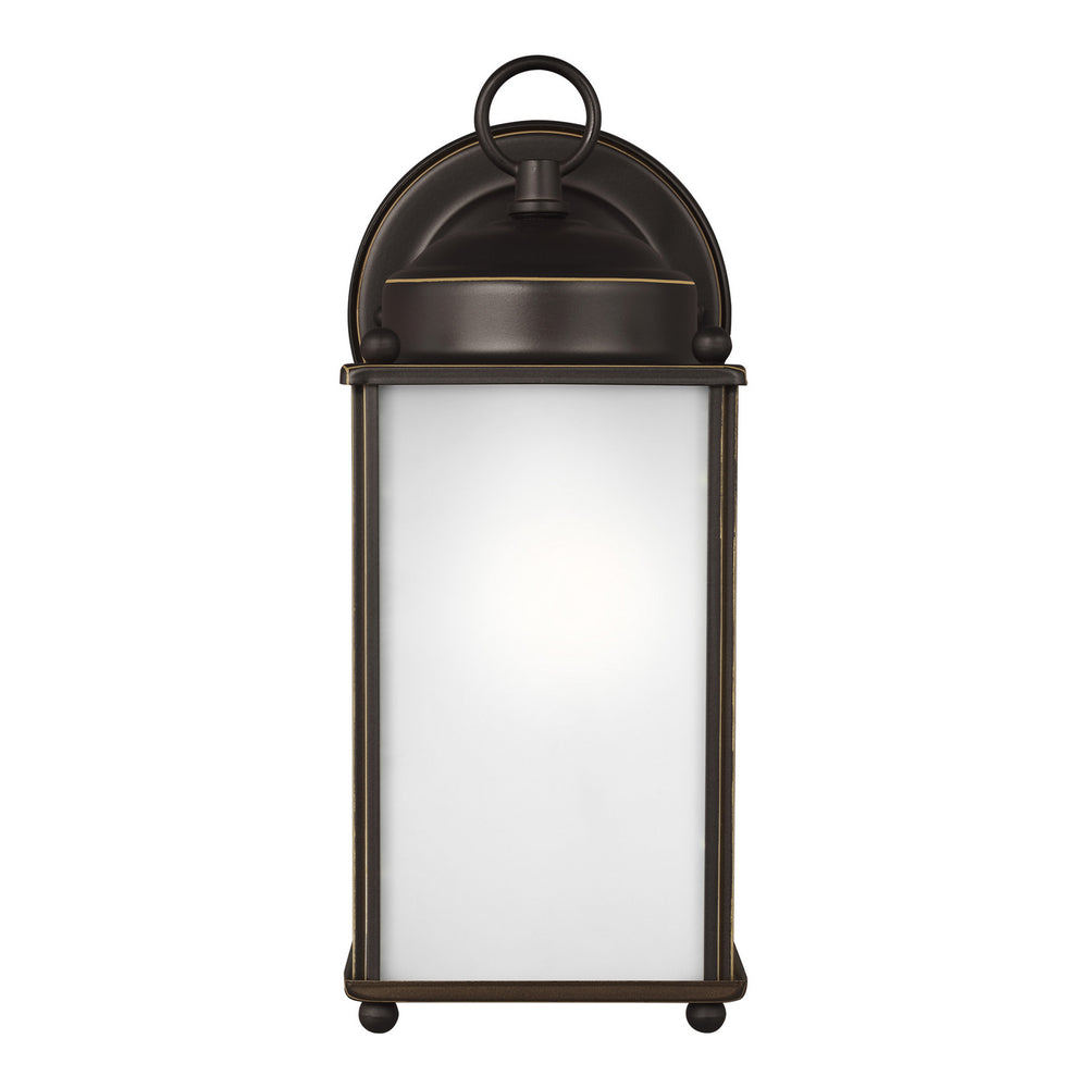 Generation Lighting Canada - One Light Outdoor Wall Lantern - New Castle - Antique Bronze- Union Lighting Luminaires Decor
