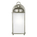 Generation Lighting Canada - One Light Outdoor Wall Lantern - New Castle - Antique Brushed Nickel- Union Lighting Luminaires Decor