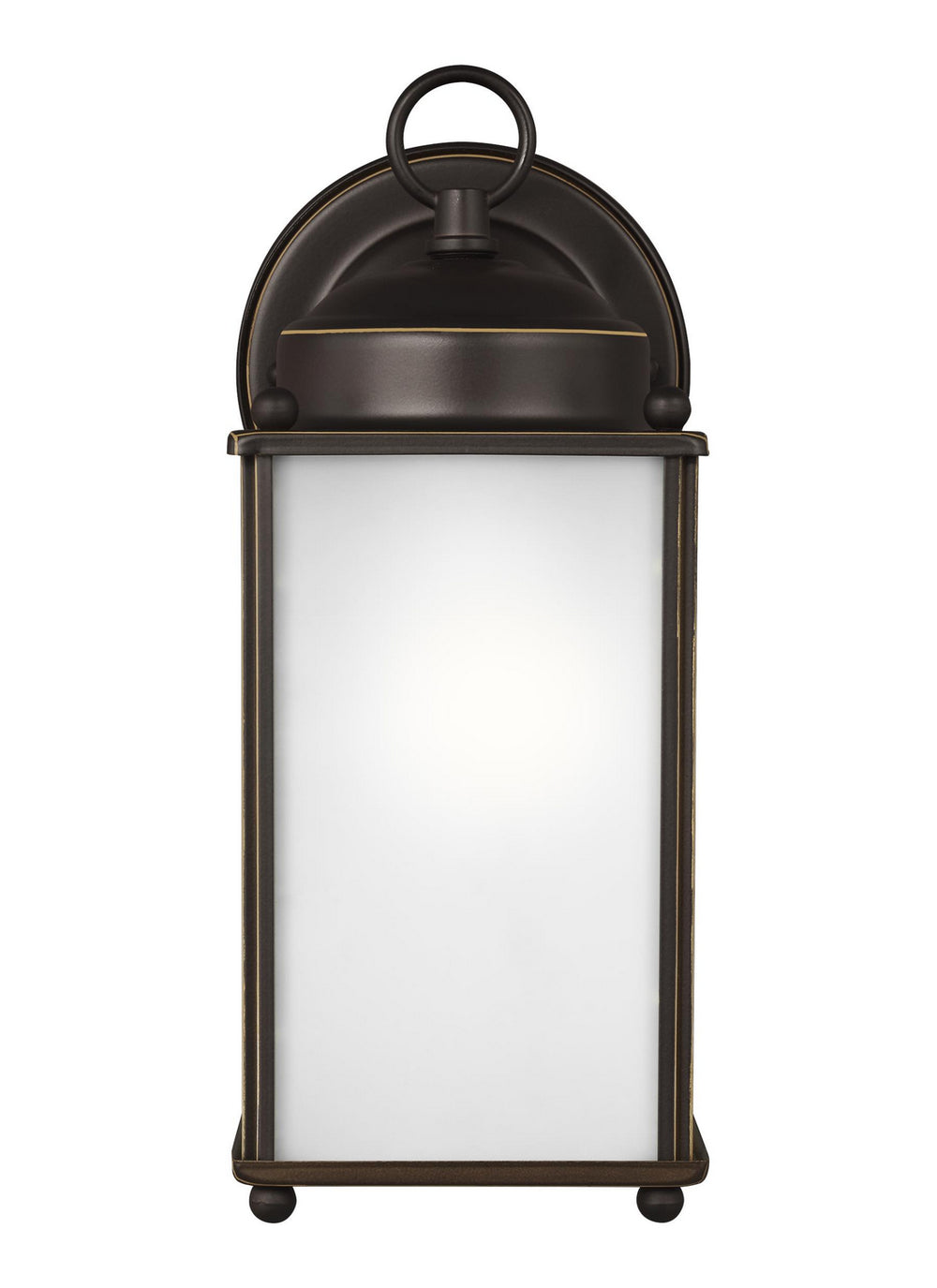 Generation Lighting Canada - One Light Outdoor Wall Lantern - New Castle - Antique Bronze- Union Lighting Luminaires Decor