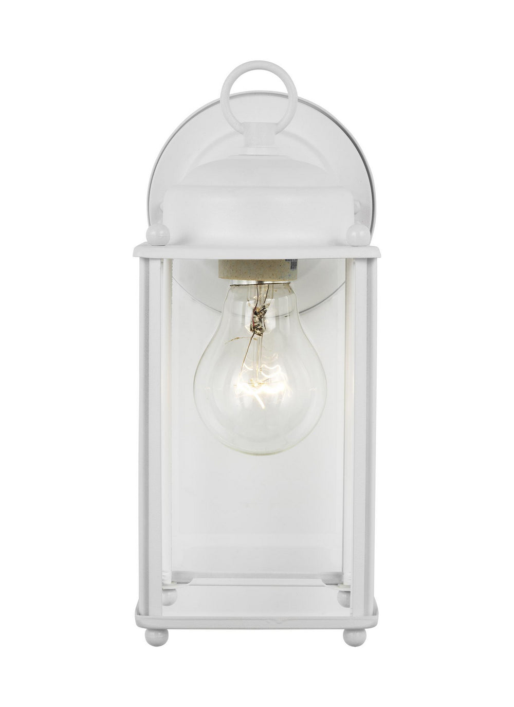 Generation Lighting Canada - One Light Outdoor Wall Lantern - New Castle - White- Union Lighting Luminaires Decor