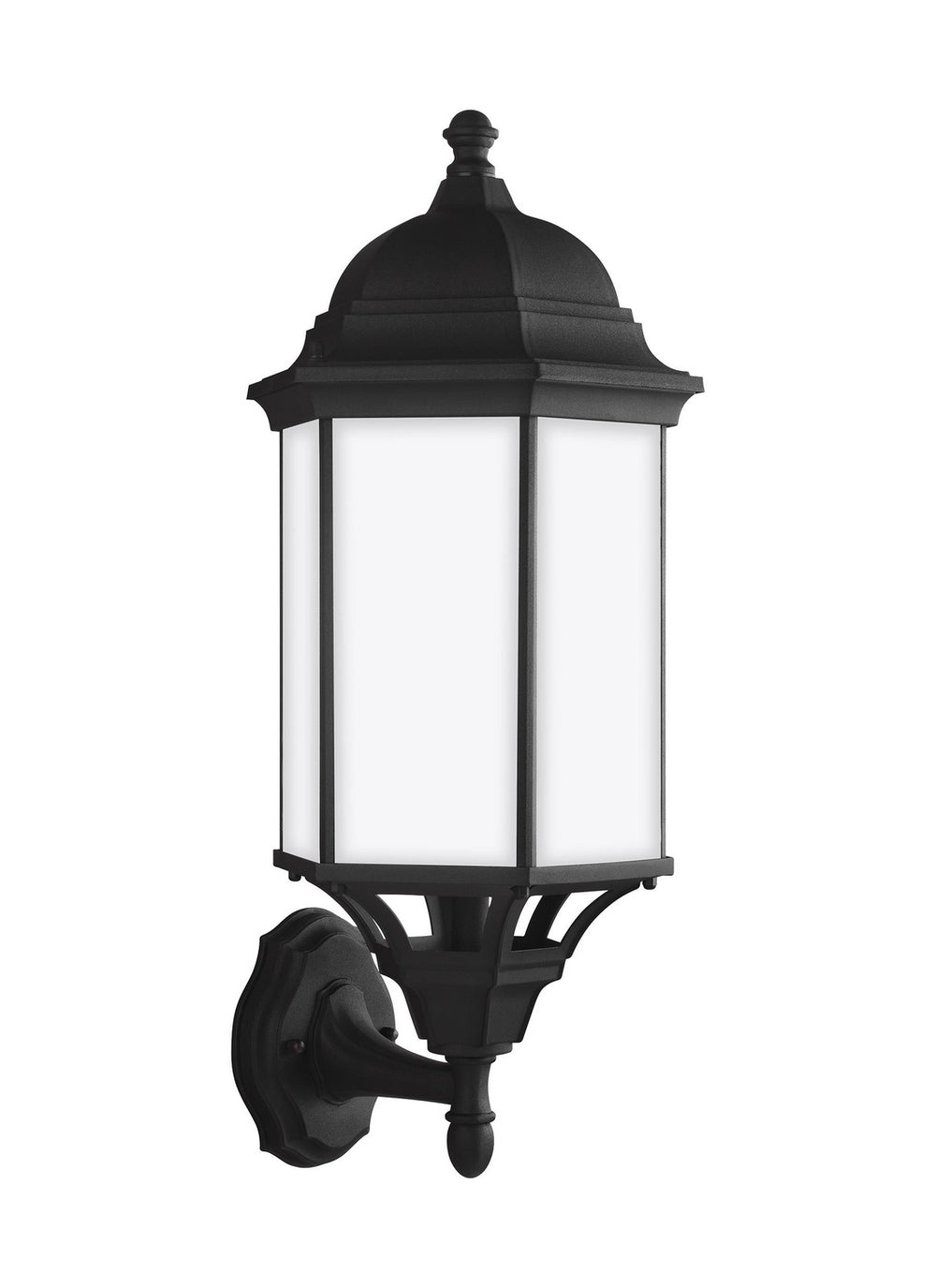 Generation Lighting Canada - One Light Outdoor Wall Lantern - Sevier - Black- Union Lighting Luminaires Decor