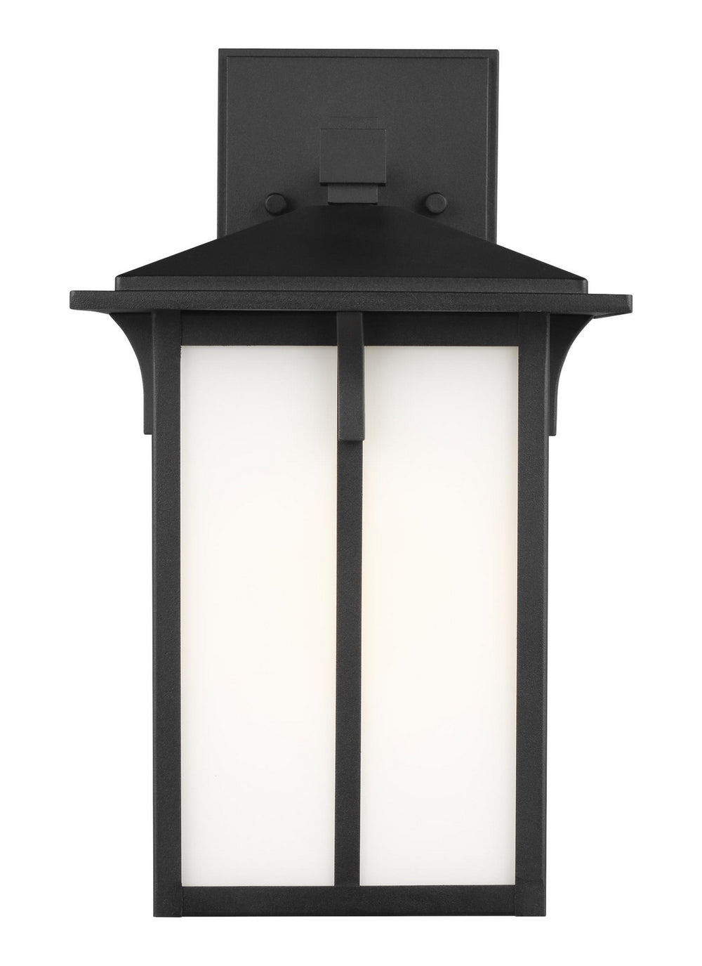 Generation Lighting Canada - One Light Outdoor Wall Lantern - Tomek - Black- Union Lighting Luminaires Decor
