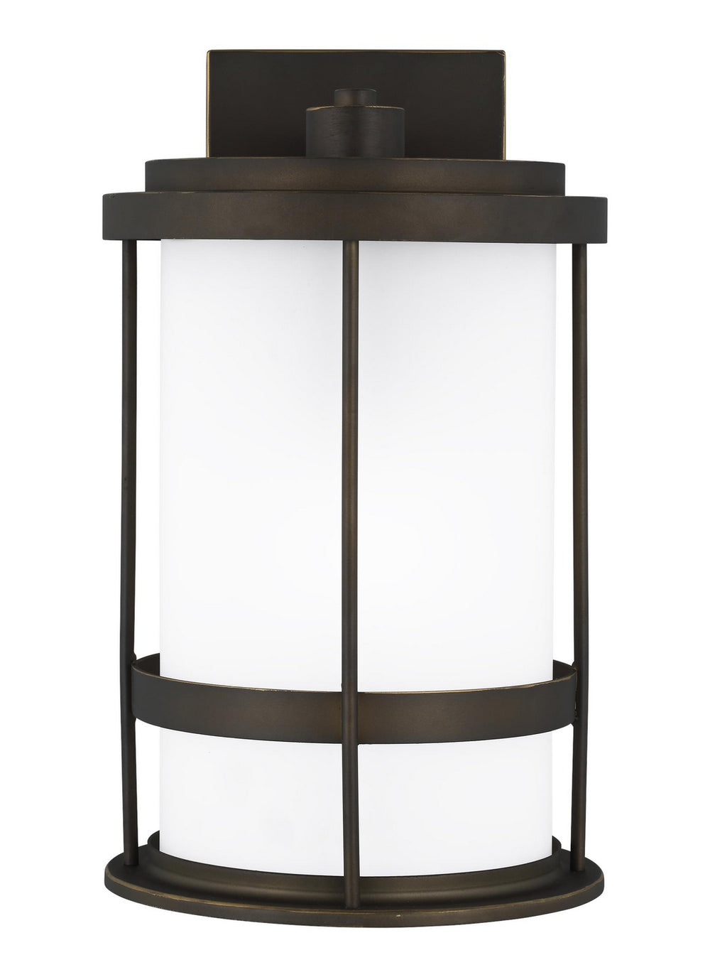 Generation Lighting Canada - One Light Outdoor Wall Lantern - Wilburn - Antique Bronze- Union Lighting Luminaires Decor