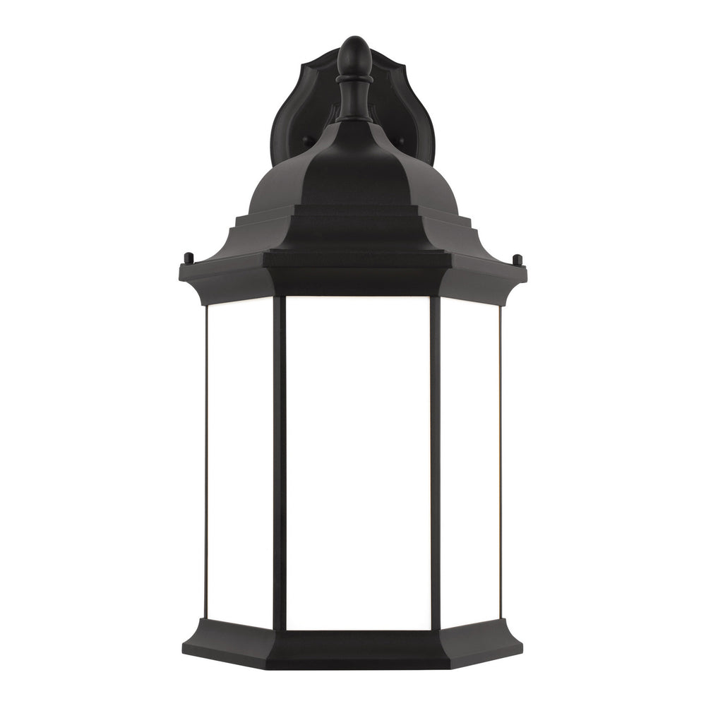 Generation Lighting Canada - One Light Outdoor Wall Lantern - Sevier - Black- Union Lighting Luminaires Decor