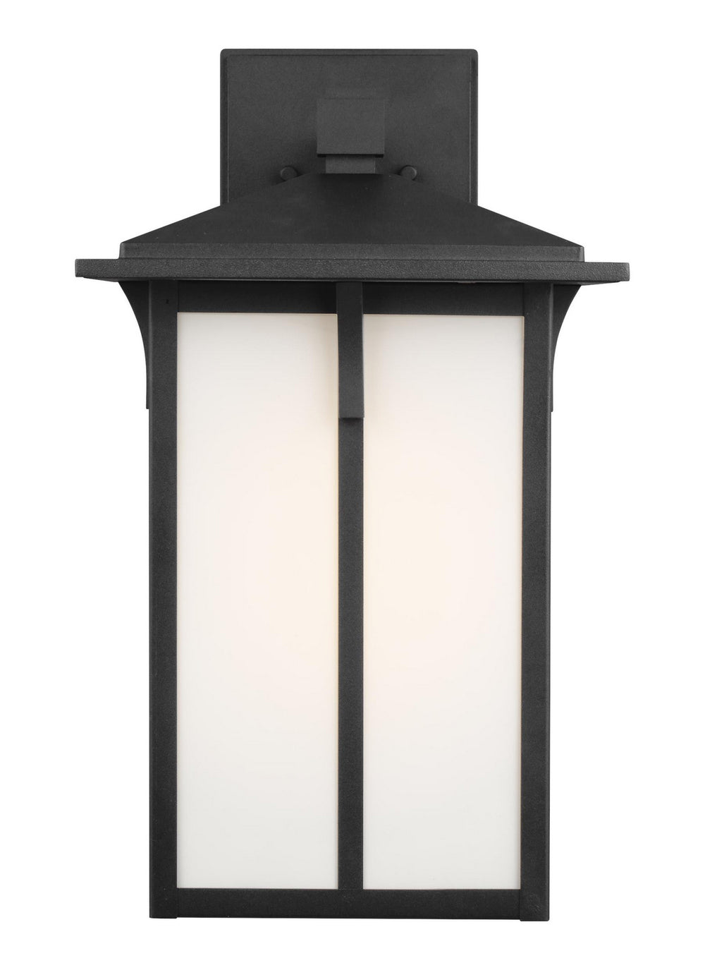 Generation Lighting Canada - One Light Outdoor Wall Lantern - Tomek - Black- Union Lighting Luminaires Decor
