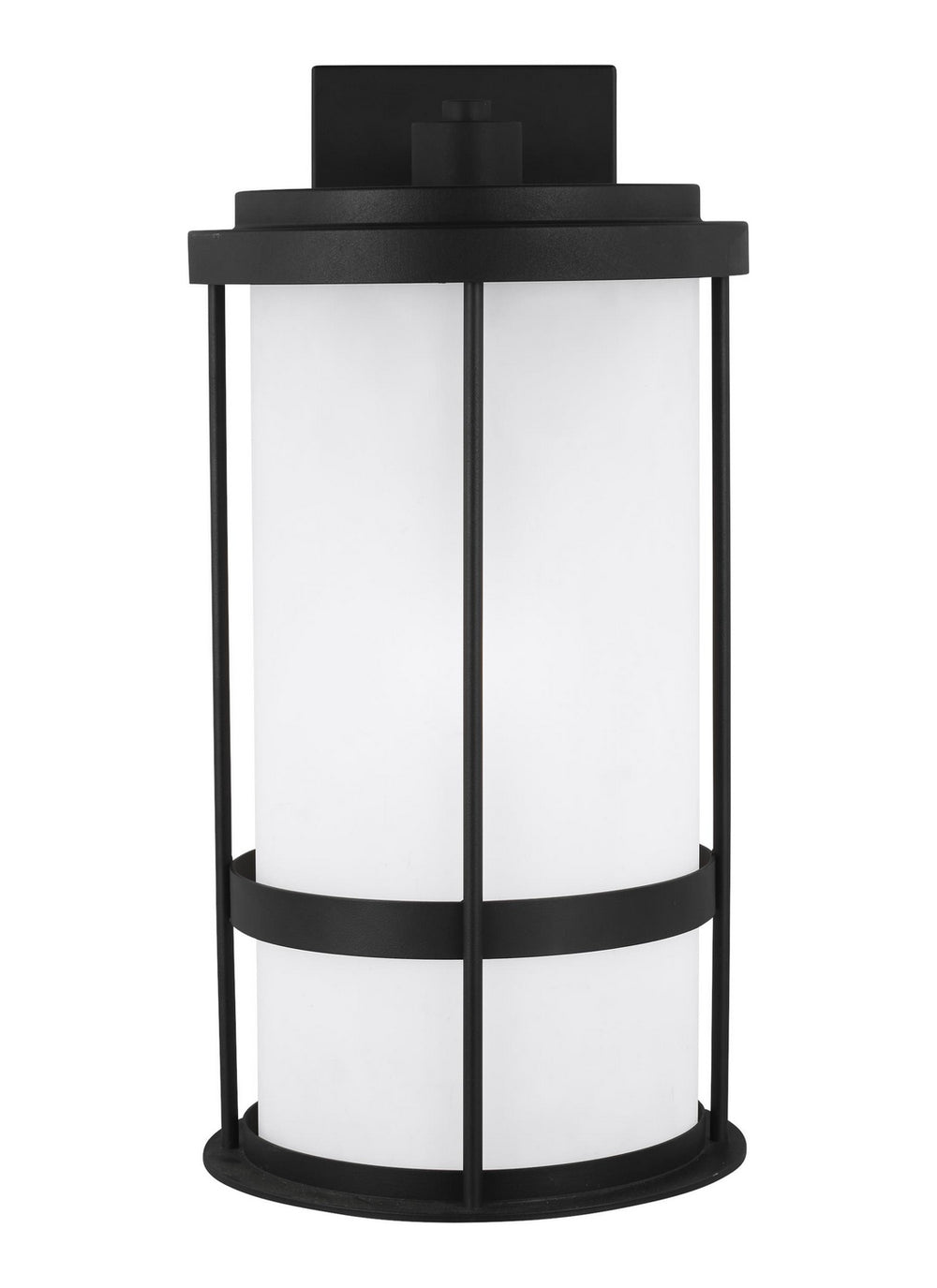 Generation Lighting Canada - One Light Outdoor Wall Lantern - Wilburn - Black- Union Lighting Luminaires Decor