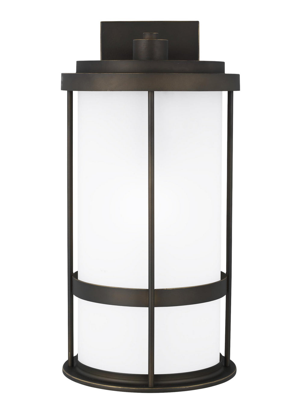 Generation Lighting Canada - One Light Outdoor Wall Lantern - Wilburn - Antique Bronze- Union Lighting Luminaires Decor