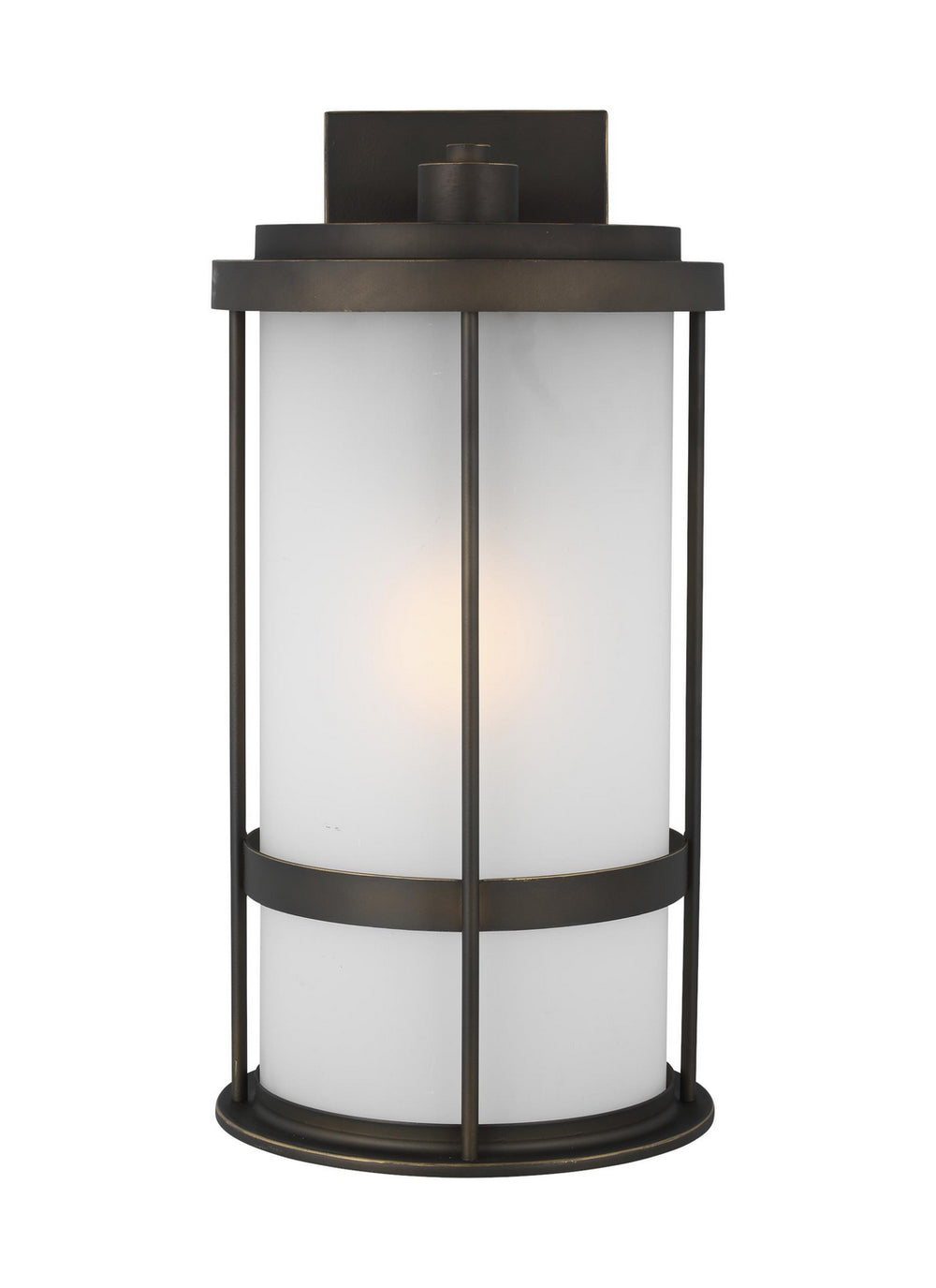 Generation Lighting Canada - One Light Outdoor Wall Lantern - Wilburn - Antique Bronze- Union Lighting Luminaires Decor