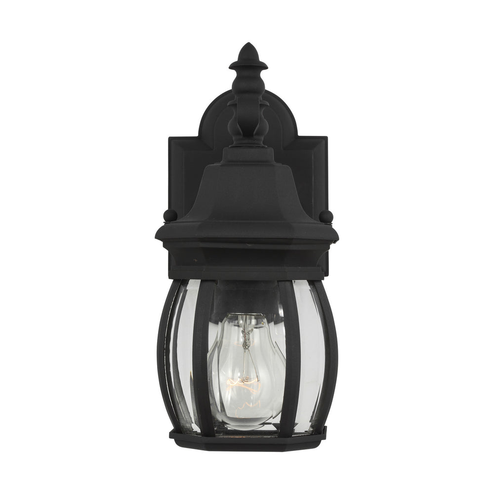 Generation Lighting Canada - One Light Outdoor Wall Lantern - Wynfield - Black- Union Lighting Luminaires Decor