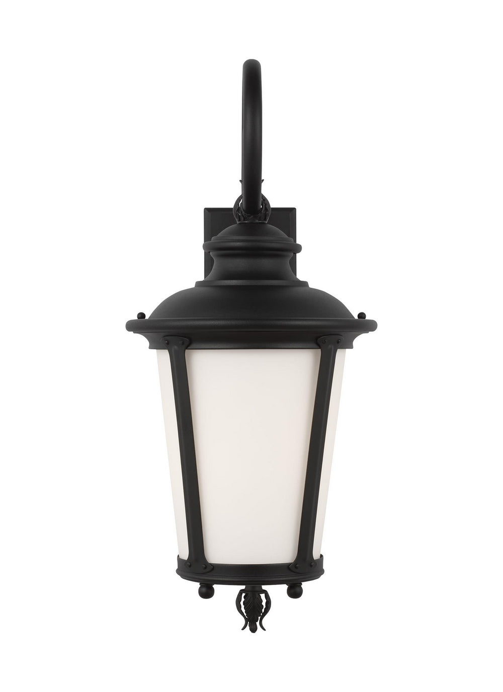 Generation Lighting Canada - One Light Outdoor Wall Lantern - Cape May - Black- Union Lighting Luminaires Decor