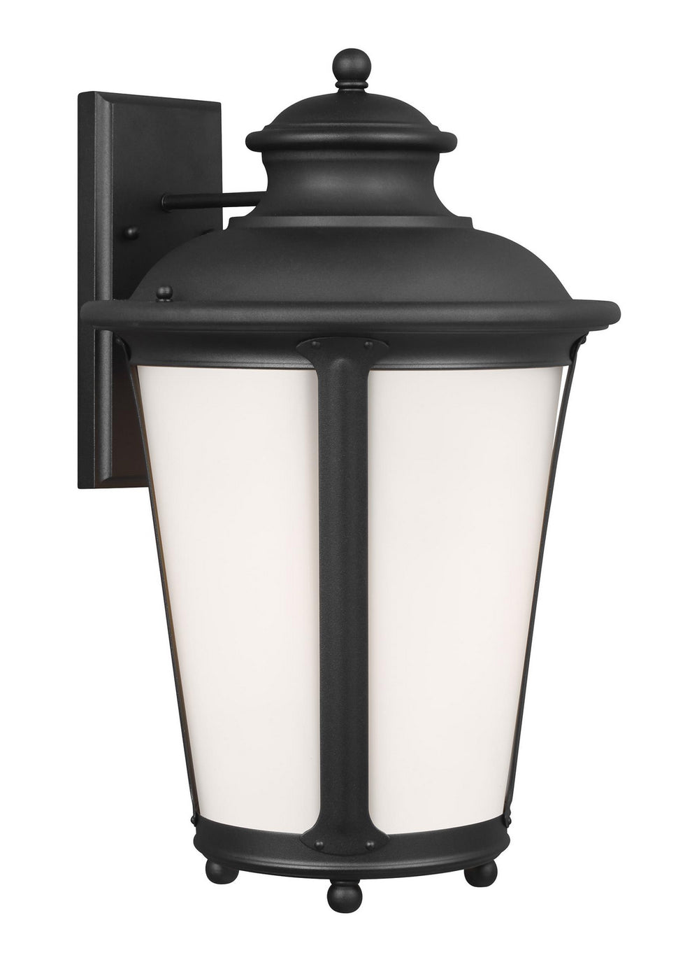 Generation Lighting Canada - One Light Outdoor Wall Lantern - Cape May - Black- Union Lighting Luminaires Decor