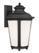 Generation Lighting Canada - One Light Outdoor Wall Lantern - Cape May - Black- Union Lighting Luminaires Decor