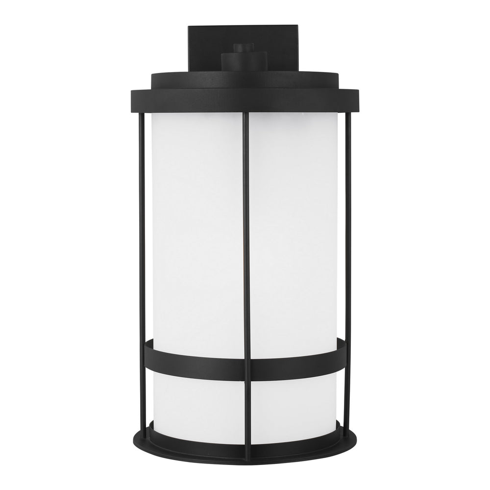 Generation Lighting Canada - One Light Outdoor Wall Lantern - Wilburn - Black- Union Lighting Luminaires Decor