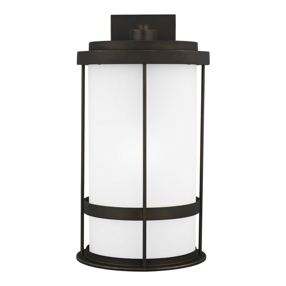 Generation Lighting Canada - One Light Outdoor Wall Lantern - Wilburn - Antique Bronze- Union Lighting Luminaires Decor