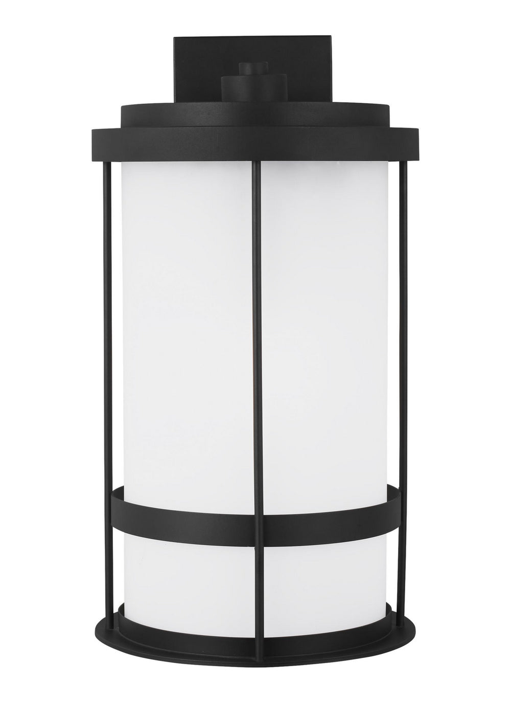 Generation Lighting Canada - One Light Outdoor Wall Lantern - Wilburn - Black- Union Lighting Luminaires Decor