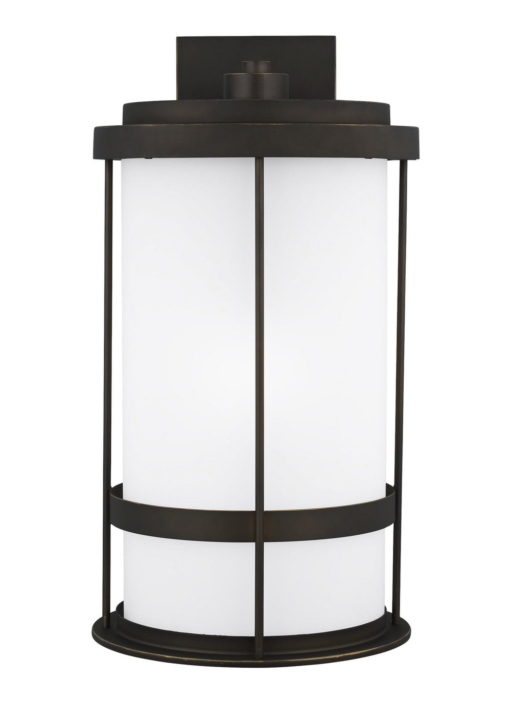 Generation Lighting Canada - One Light Outdoor Wall Lantern - Wilburn - Antique Bronze- Union Lighting Luminaires Decor