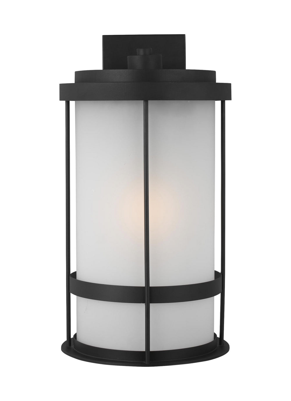 Generation Lighting Canada - One Light Outdoor Wall Lantern - Wilburn - Black- Union Lighting Luminaires Decor