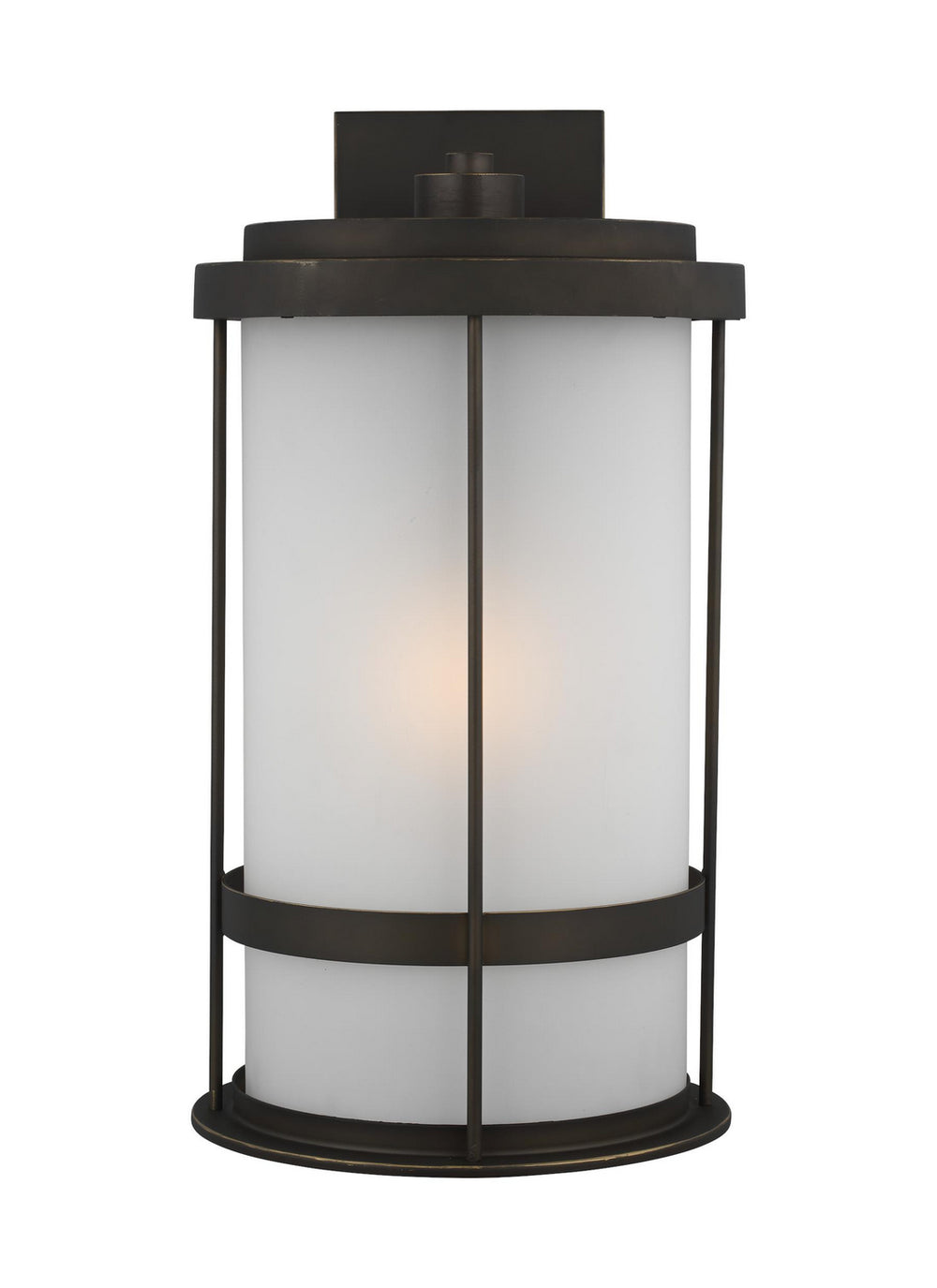 Generation Lighting Canada - One Light Outdoor Wall Lantern - Wilburn - Antique Bronze- Union Lighting Luminaires Decor