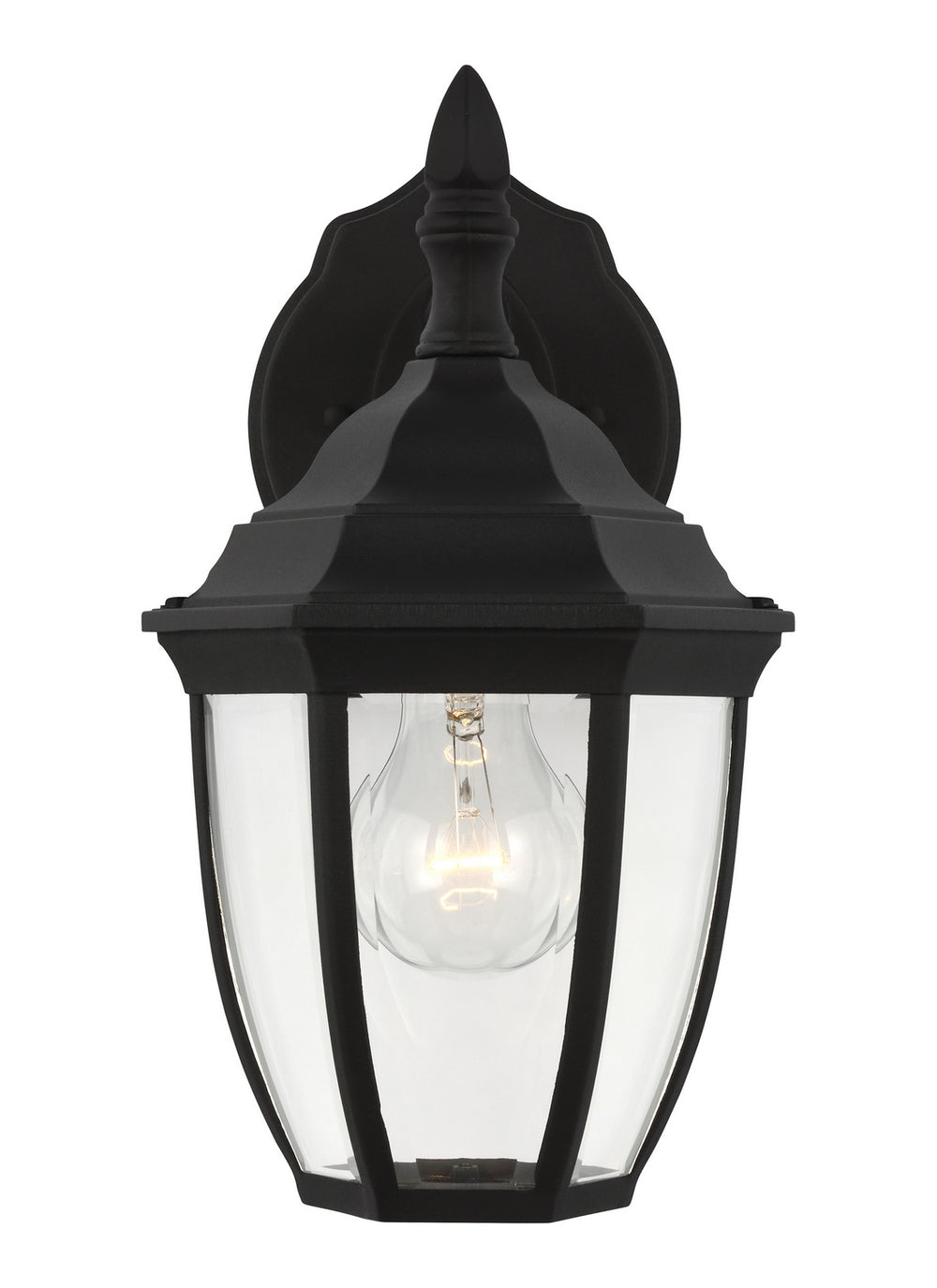Generation Lighting Canada - One Light Outdoor Wall Lantern - Bakersville - Black- Union Lighting Luminaires Decor