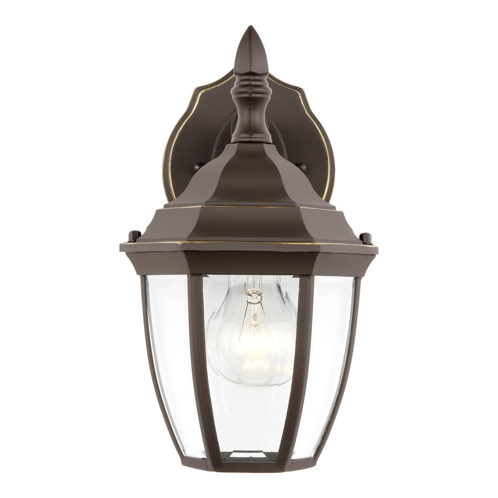 Generation Lighting Canada - One Light Outdoor Wall Lantern - Bakersville - Antique Bronze- Union Lighting Luminaires Decor