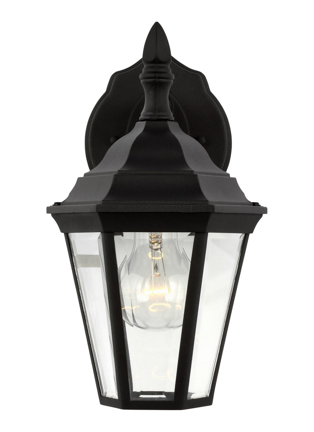 Generation Lighting Canada - One Light Outdoor Wall Lantern - Bakersville - Black- Union Lighting Luminaires Decor