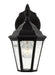 Generation Lighting Canada - One Light Outdoor Wall Lantern - Bakersville - Black- Union Lighting Luminaires Decor