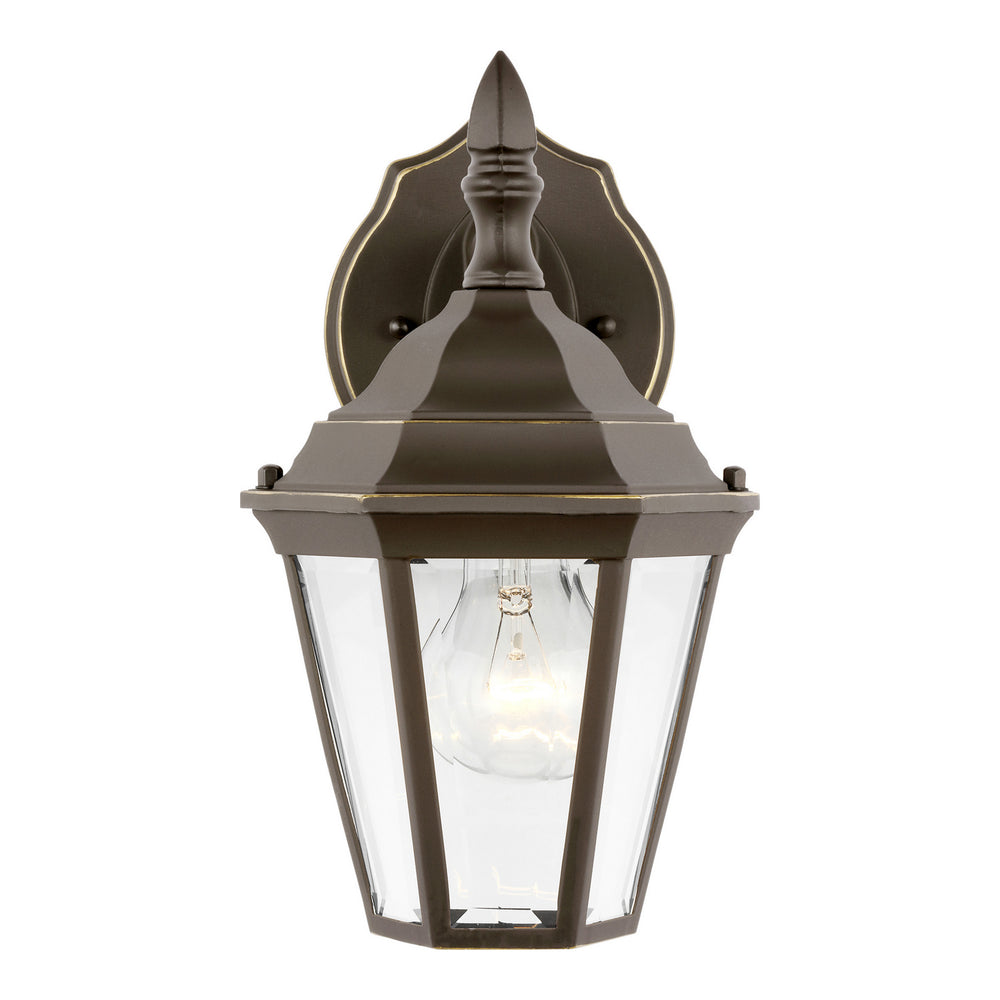 Generation Lighting Canada - One Light Outdoor Wall Lantern - Bakersville - Antique Bronze- Union Lighting Luminaires Decor