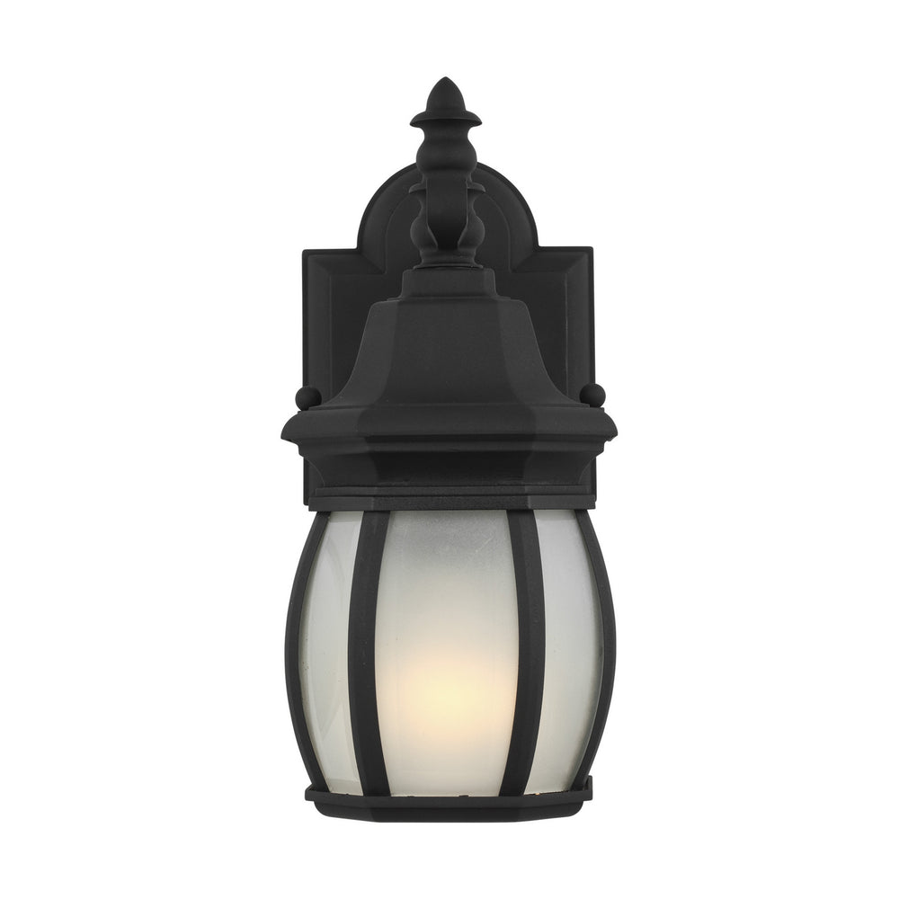 Generation Lighting Canada - One Light Outdoor Wall Lantern - Wynfield - Black- Union Lighting Luminaires Decor