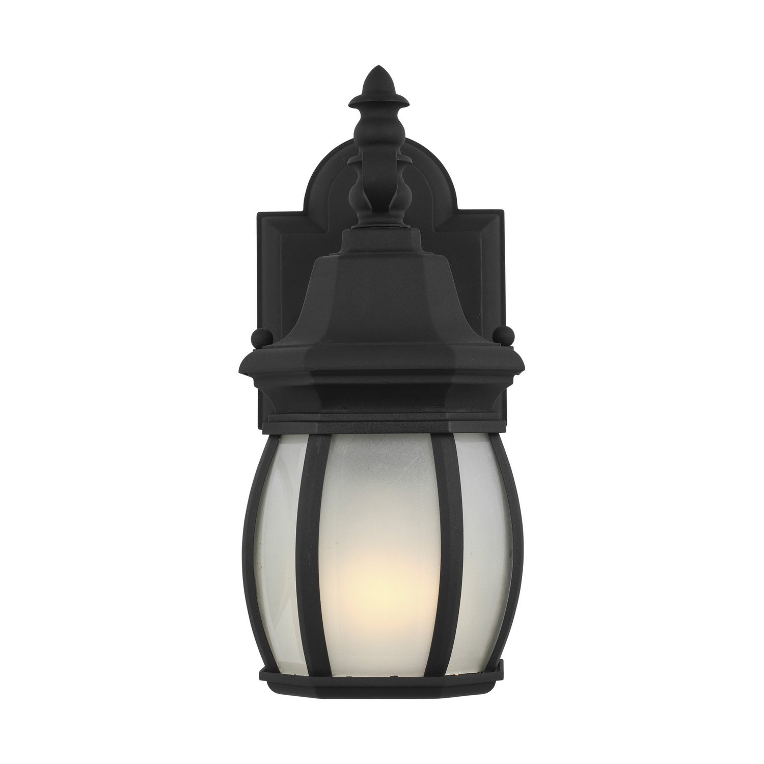 Generation Lighting Canada. - One Light Outdoor Wall Lantern - Wynfield - Black- Union Lighting Luminaires Decor