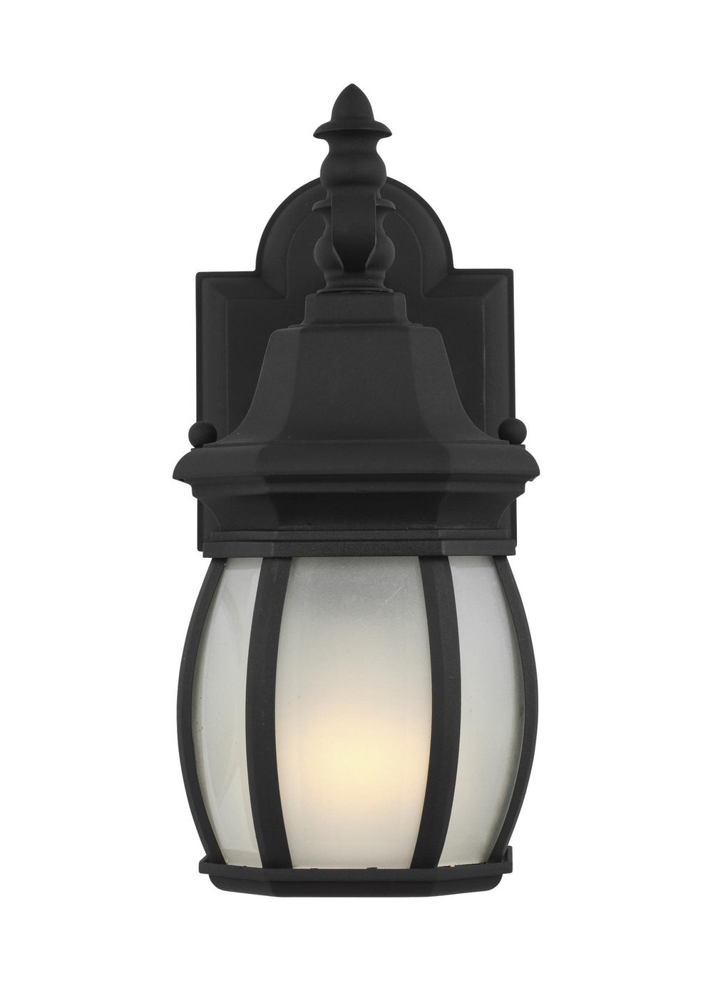 Generation Lighting Canada - One Light Outdoor Wall Lantern - Wynfield - Black- Union Lighting Luminaires Decor